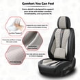 thumbnail image 5 of 2009 for Volkswagen Jetta Car Seat Covers PU Leather Wear Resistant Factory Style Fit Daily Comfort Airbag Safe Design, 5 of 10
