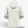 thumbnail image 4 of pstuiky camisa de manga larga para hombre, Blusa informal de color liso con capucha y manga larga raglán para hombre, resistente al sol, con cordón ajustable Tops casuales para hombres xxxxl, 4 of 6