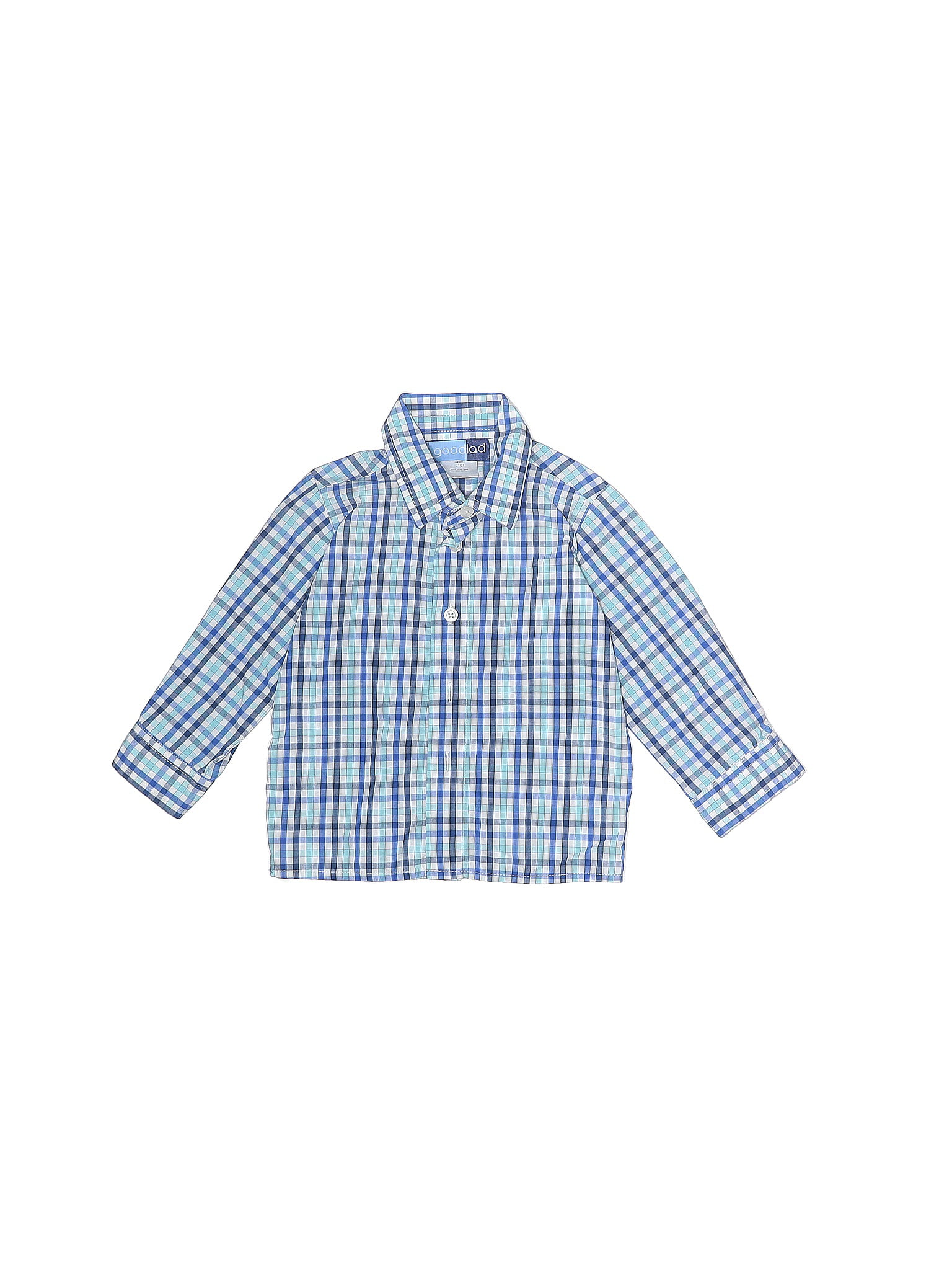 Details about   Wonder Nation Boys Gingham Button Down Shirt Teal 