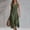 Army Green, variant on Long Dresses for Women with Sleeveless and Solid Color Classic Lady Wear