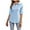 Light Blue, variant on Weardear Women's Button Down Dress Shirts Long Sleeve Slim Fit Business Collared Work Office Blouses Tops