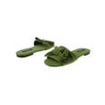 thumbnail image 2 of Zigi Soho Womens Valiant Satin Open Toe Flat Sandals, 2 of 4