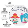 thumbnail image 3 of Kdxio Gnomes Summer Funny Coasters,4 Pcs Leather Coasters,Housewarming Gifts,Protect Furniture from Water Marks Scratch and Damage, 3 of 6