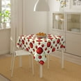 thumbnail image 4 of Zufioo Fruit Apples Print Square Decorative Tablecloth, Wrinkle-resistant, Waterproof and Oil-resistant Tablecloth Coffee Table Cloth, Suitable for Restaurants-54"x54", 4 of 8