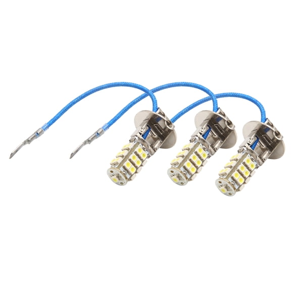 3Pcs 12V H3 White 25 Foglight Headlight Driving Light Lamp Bulb for Car