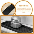 thumbnail image 4 of 2 Pcs Silicone Kitchen Mat Tray for Bathroom Counter Countertop Flatware Sponge Holder, 4 of 6