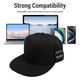 thumbnail image 4 of Sombreros Snapback Para Hombres Mujeres, Sombrero De Altavoz Inalámbrico Ajustable, Gorra De Música De Sonido Estéreo Binaural, Tapa De Altavoz Inteligente Para Ejercicio, 4 of 7