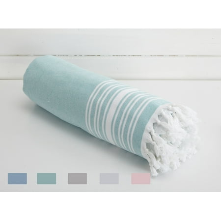 - Blossom Linens 100% Cotton Beach Towel and Oversize Bath Towel