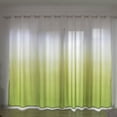 thumbnail image 5 of Bouanq Ombre Sheer Curtains 105 Inches Long for Living Room Bedroom, Blue and White 2 Tone Reversible Gradient Voile Window Treatments, Faux Linen Rod Pocket Drapes 1 Panels Sets, 5 of 7