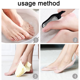 thumbnail image 4 of Lima profesional de acero inoxidable para pedicura para el cuidado de los pies para eliminar la piel dura, utilizada tanto en pies secos como húmedos, 4 of 5