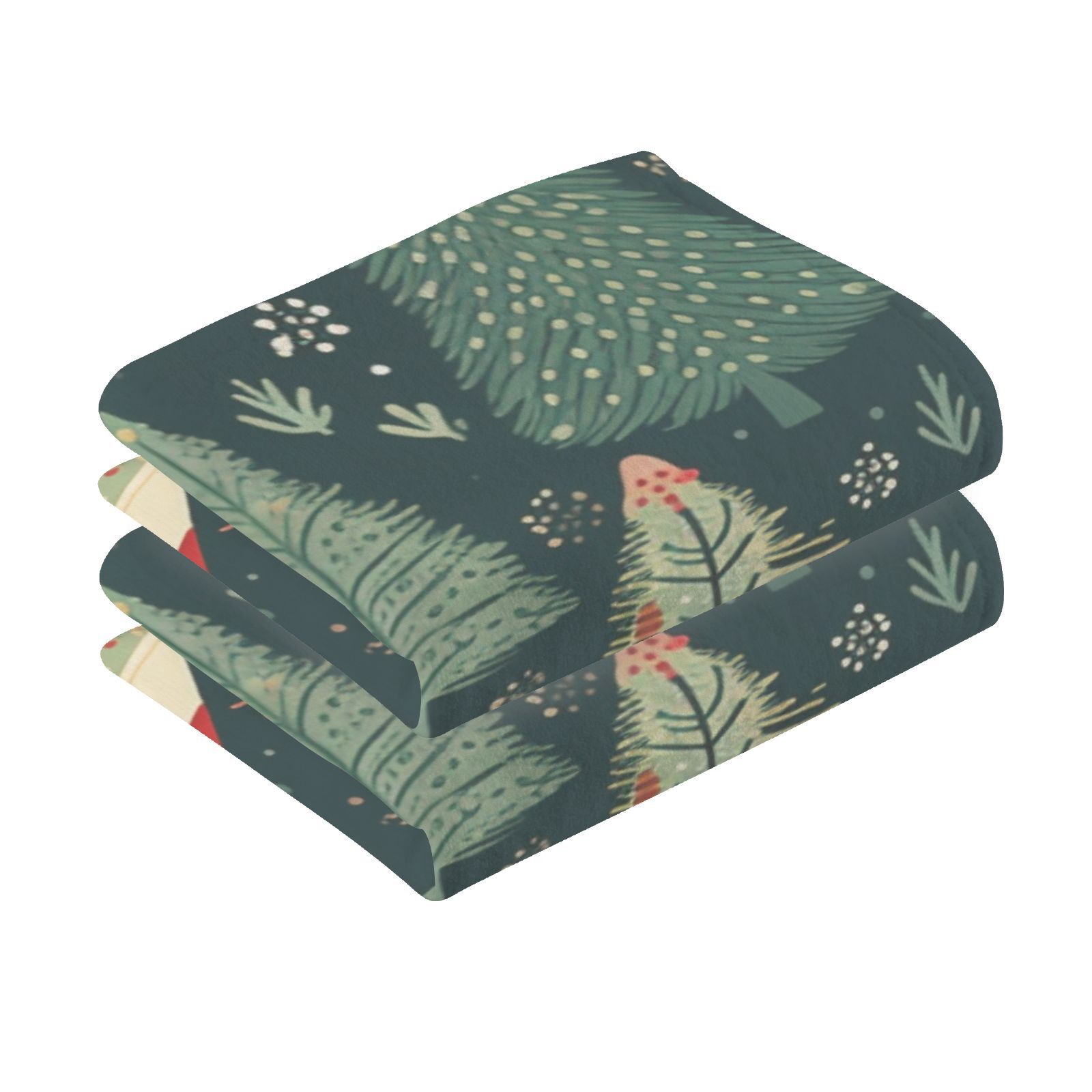 Rustic Trees Hand Towels Cotton Bath Towels Large Face Towels Absorbent for Bathroom 2 Packs