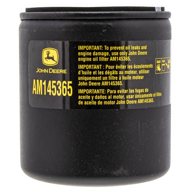 John Deere AM145365 Oil Filter Gator RSX850i Sport Trail RSX860 Utility