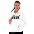 thumbnail image 3 of Blessed Mama Grateful Thankful Mother Hoodie Sweatshirt Women Brisco Brands S, 3 of 4