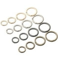 thumbnail image 5 of 1pc 19/25/32/38mm Plated Gate Round Push Trigger Spring O-Ring Buckles Snap Clasp Clip Carabiner Purses Handbags Bag Belt Buckle SILVER 38MM, 5 of 8