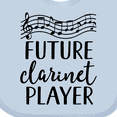 thumbnail image 4 of Inktastic Future Clarinet Player Music Boys or Girls Baby Bib, 4 of 4