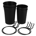 thumbnail image 1 of Luxshiny 4pcs Pegboard Organizer For Space Saving Black Plastic Home Office Tools, 1 of 7