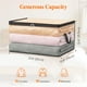 thumbnail image 4 of Bolsas de almacenamiento de ropa Lifewit, 60 L, plástico transparente, paquete de 6, 4 of 9