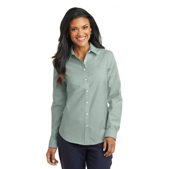 Port Authority Ladies SuperPro Oxford Shirt. L658