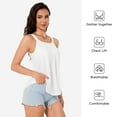 thumbnail image 2 of Joyshaper Built in Bra Tank Tops for Women Loose Fit Camisoles Cool Flowy Cami S-3XL, 2 of 6