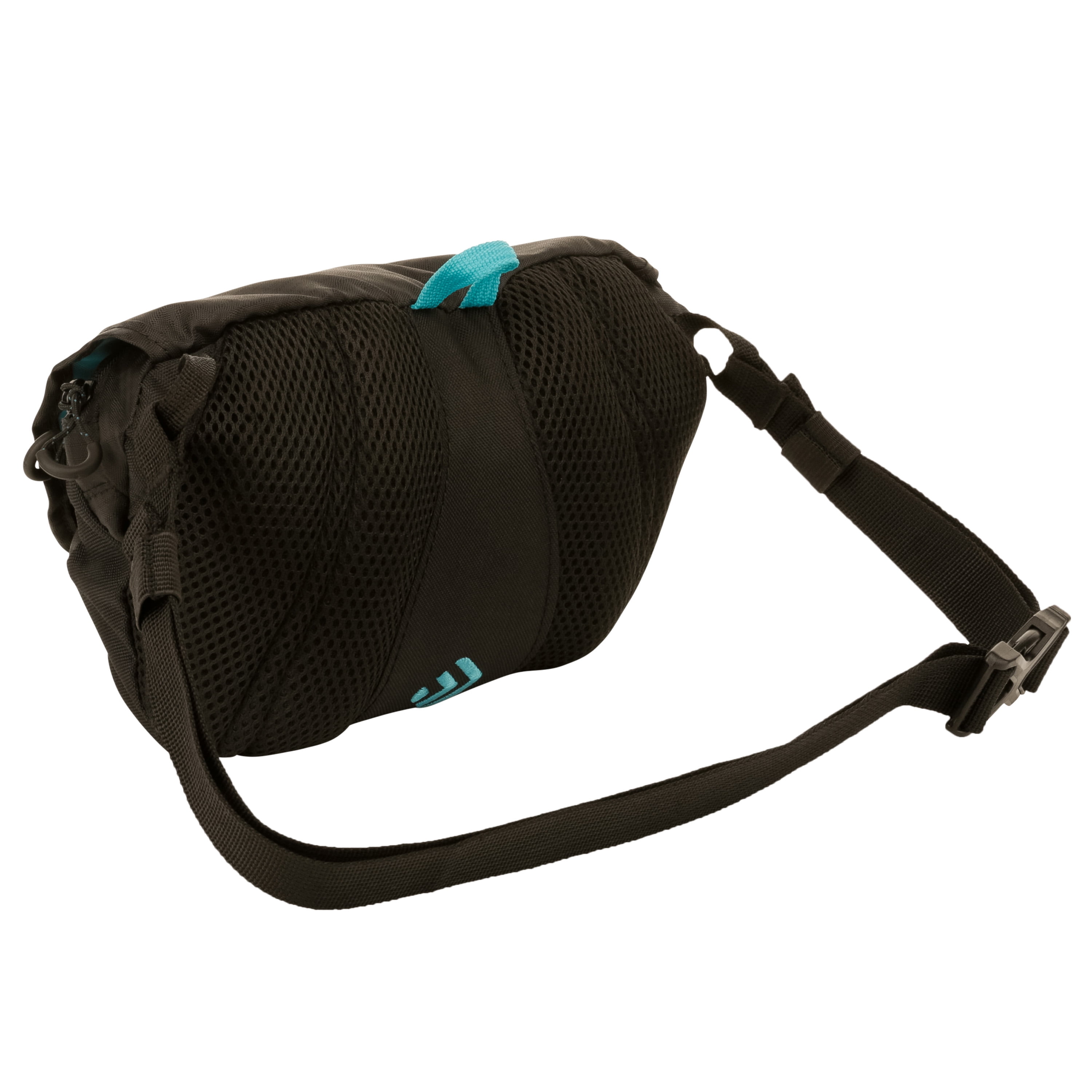 Black Fanny Pack with Gold Zipper and Latch Closure – The Shop at Maryvale