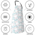 thumbnail image 5 of Pofeuu Rabbit And Star Print Waterproof Apron with Pockets Adjustable Cooking Aprons Kitchen Bib for Baking Household Cleaning, 5 of 8