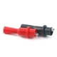 thumbnail image 5 of Kenally Cable de prueba Pinza de cocodrilo Pinzas de prueba de caimanes resistentes al desgaste Abrazaderas Abrazadera eléctrica Medidor de Suministros de soldadura Rojo, 5 of 6