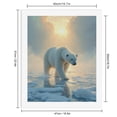 thumbnail image 2 of Paint by Numbers Kit for Adults, Polar Bear Arctic Sunrise Serenity Paint by Numbers, Easy Paint by Numbers Kit for Adults Beginner, DIY Adult Paint by Number Kits on Canvas, 12x16in Home Decor, 2 of 7