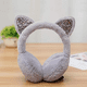 thumbnail image 2 of Orejeras de gato Brillar con lentejuelas de felpa gris, Talla única, 2 of 5