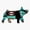 1pcs, variant on Western Show Pig Farm Animal Sticker