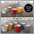 thumbnail image 4 of Cafetera de goteo Creano XXL de porcelana roja, 800 g, 4 of 8