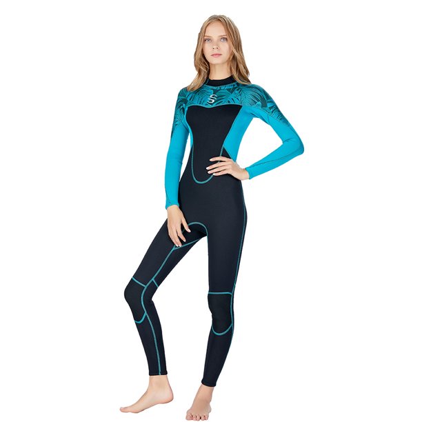 Women's Stretch Full Body Wetsuit Surf Swim Diving Steamer Walmart