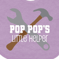 thumbnail image 4 of Inktastic Poppop Little Helper Boys Baby Bib, 4 of 4