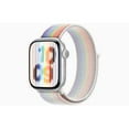 thumbnail image 1 of Restored Apple Watch Series 10 GPS 42mm Silver Aluminum Case with Pride Edition Sport Loop (Refurbished), 1 of 5
