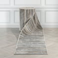 thumbnail image 1 of Well Woven Custom Size Runner - Choose Your Length - Ginelle Grey & Golden Rust Abstract Geometric Stripes 31 Inches Wide x 50 Feet Long Runner (31" x 50' Runner) Rug, 1 of 6