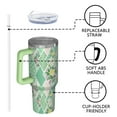 thumbnail image 4 of OBREWU Pioneer Flower Tumbler with Handle and Lid,Pioneer Flower 40oz Double Wall Vacuum Insulated Tumbler,Cups Gift for Women and Men, 4 of 7