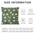 thumbnail image 6 of ARISTURING  Shamrock Decorative Throw Pillow Case Set of 2, Clovers and Hearts Pattern St Paddy's Day Motifs on Green Backdrop, Couch Bedroom Living Room Cushion Cover, Green Cream, 6 of 6
