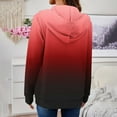 thumbnail image 4 of Ftwytp Womens Long Hoodies Zip Up Plain Hoodie Long Sleeves Fleece Longline Hoodie Sweatshirts Casual Loose Hooded Coat Zipper Plus Size Tops Pullover Jacket with Pockets, 4 of 6