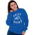 thumbnail image 3 of Daily Grind Gym Workout Exercise Sweatshirt for Men or Women Brisco Brands L, 3 of 6