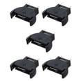 thumbnail image 1 of 5 Pcs Black Plastic CR2032 Cell Button Lithium Battery Sockets Holder, 1 of 5
