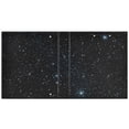 thumbnail image 3 of Hard Shell Ring Binder With Clip Holds 200 Sheets Office Home Organization Twinkling Stars, 3 of 10