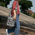 thumbnail image 3 of Venta directa de bolso de estilo étnico para mujer, bolsos de hombro tipo bandolera para uso diario, bolso de turista para mujer, negro, oferta, 3 of 5