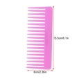 thumbnail image 3 of tredstone Styling Hair Comb Light Weight Portable Small Useful Barbershop Tools Multi-functional Wide Tooth Candy Color Modelling Supply Rose Red, 3 of 6
