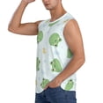 thumbnail image 3 of Balery Kawaii Frogs Camisetas sin mangas para hombre, absorbe la humedad y protege contra el mal olor.-XX-Large, 3 of 7