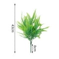 thumbnail image 2 of Hiroekza 2-Pack Artificial Fern Faux Fern Nearly Natural Artificial Plants Faux Fern Fronds for Home Indoor Outdoor Decor Green, 2 of 3