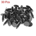 thumbnail image 5 of 30pcs 8mm Hole Dia Plastic Bolt Rivets Fastener Ceiling Lining Trim Panel Clips Black for Car Auto, 5 of 5