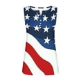 thumbnail image 4 of CFLVAEK American Flag Patriotic Tank Tops for Women 4th of July Henley Shirts Independence Day Sleeveless Tunic Tops 2025 M, 4 of 5