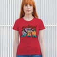 thumbnail image 4 of Dazzling Girl T-Shirt Blessed and Lucky Cowgirl Cute South Vintage Retro American Heritage Tradition Women's Tee, 4 of 7