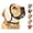 Beige, variant on Zenpup Noise Cancelling Ear Wrap for Dogs, Soft Dog Ear Wrap with Adjustable Chin Strap for Fireworks, Thunder, Vacuum, Grooming and Travel