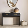 thumbnail image 2 of Bouclair Black Console with Drawers, 2 of 7