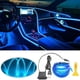 thumbnail image 2 of Tira de luces LED para interior de coche, 5/3/1 m, cableado EL de neón, lámpara decorativa para bricolaje, luz ambiental flexible, USB, ambiente de fiesta, diodo, 2 of 5